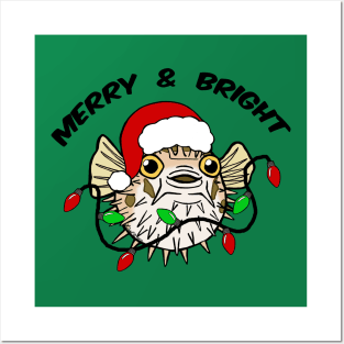 Christmas Balloonfish Posters and Art